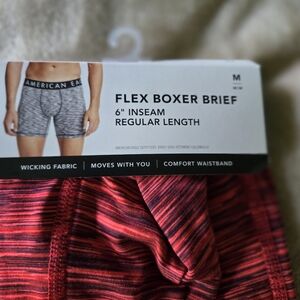 American Eagle Outfitters Red and Gray Boxer Briefs